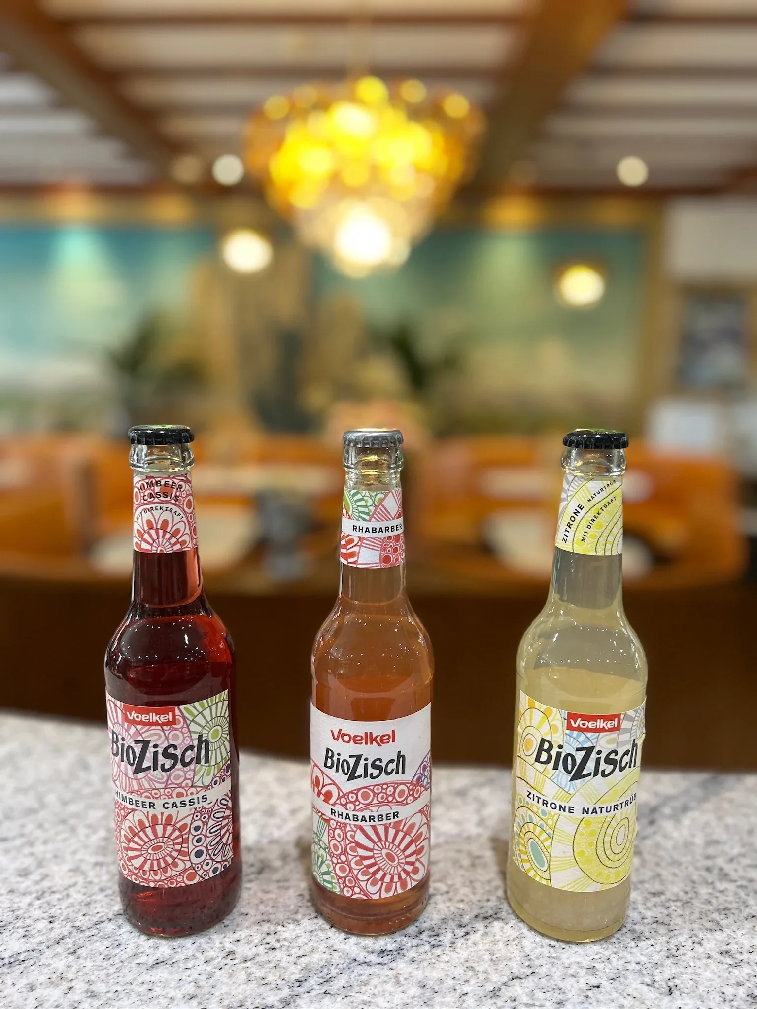 BioZisch Bio-Limonade im Eiscafé Cortina