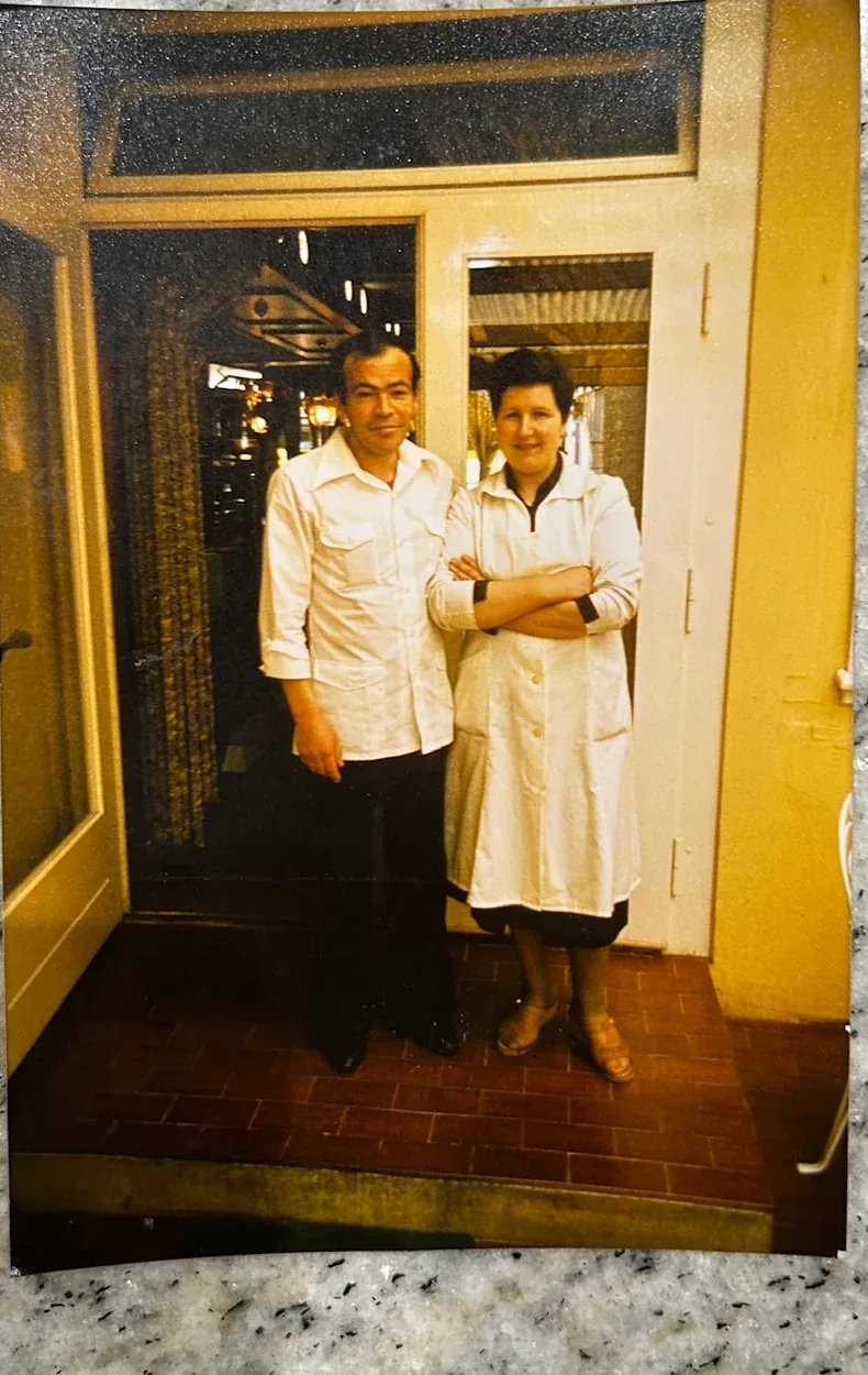 Carlo und Carla im Eiscafé Cortina